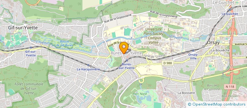 localisation de l'entreprise SCI PLACEMENTS MOBILIERS VALORIS à BURES-SUR-YVETTE