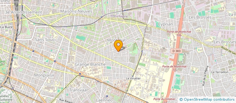 localisation de l'entreprise SCI PLACETOBE  LYON