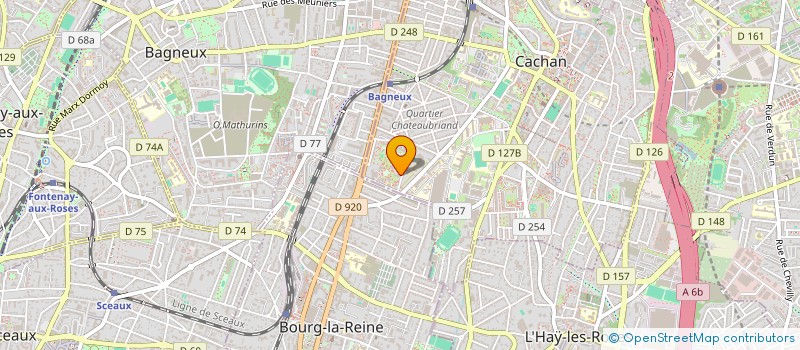 localisation de l'entreprise SCI PLACIDE  CACHAN