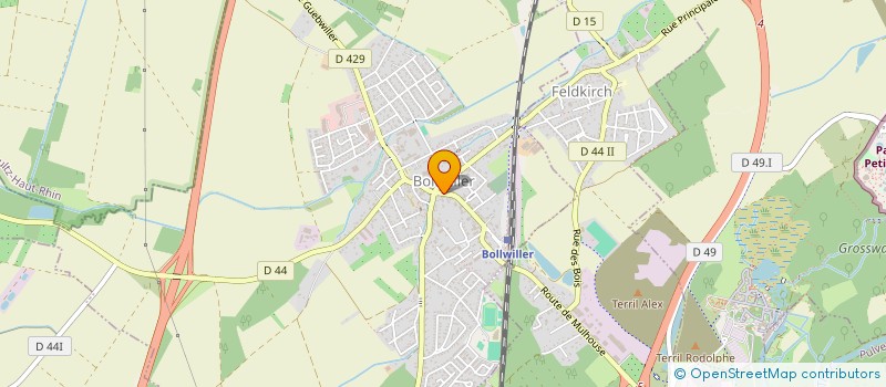localisation de l'entreprise SCI PLACIM  BOLLWILLER