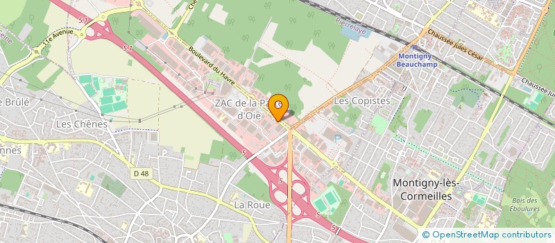 localisation de l'entreprise SCI PLACIMO  HERBLAY-SUR-SEINE