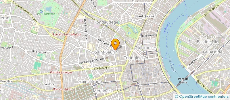 localisation de l'entreprise SCI PLAF  BORDEAUX