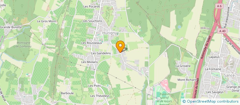 localisation de l'entreprise SCI PLAGES  HURIGNY