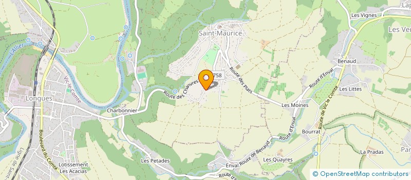 localisation de l'entreprise SCI PLAGNE  SAINT-MAURICE