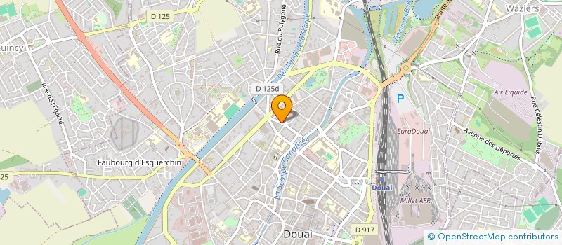 localisation de l'entreprise SCI PLAIBEC à DOUAI