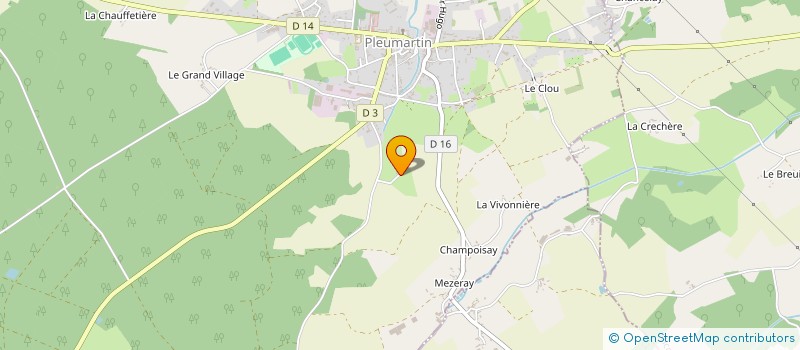 localisation de l'entreprise SCI PLAIN-CHANT  LEIGNE-LES-BOIS