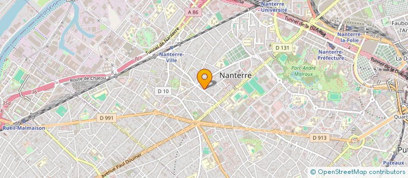 localisation de l'entreprise SCI PLAINCHAMP-VENETS  NANTERRE