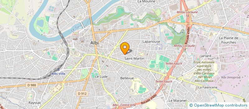 localisation de l'entreprise SCI PLAINE DES CHARMES à ALBI