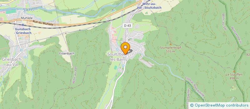 localisation de l'entreprise SCI PLAINPHARM  NIEDERMORSCHWIHR