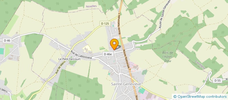 localisation de l'entreprise SCI PLAINVILLE  SAINTE-GENEVIEVE