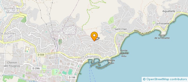 localisation de l'entreprise SCI PLAISANCE à LE LAVANDOU
