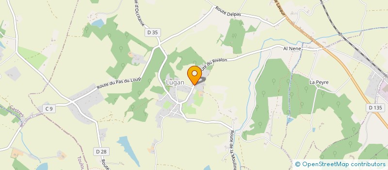 localisation de l'entreprise SCI PLAISANCE  SAINT-JEAN-DE-RIVES