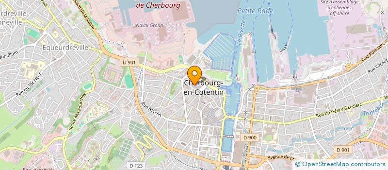 localisation de l'entreprise SCI PLAISANCE à CHERBOURG-EN-COTENTIN