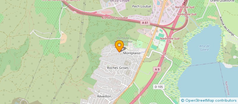 localisation de l'entreprise SCI PLAISANCE à NARBONNE
