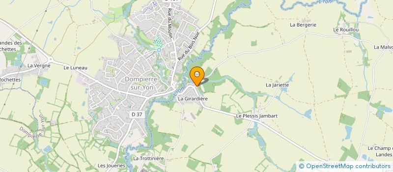 localisation de l'entreprise SCI PLAISANCE à LA FERRIERE