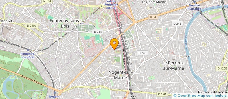 localisation de l'entreprise SCI PLAISANCIMMO  NOGENT-SUR-MARNE