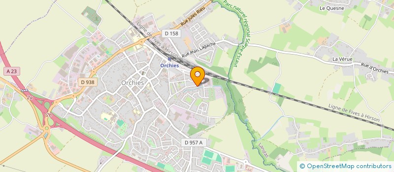 localisation de l'entreprise SCI PLAISANT-VILCOT  ORCHIES