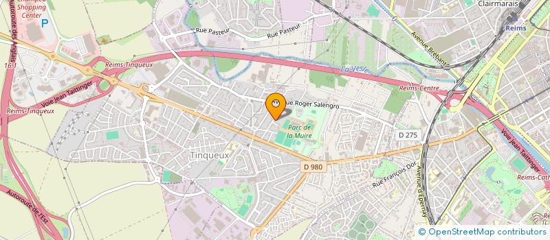 localisation de l'entreprise SCI PLAISIR  TINQUEUX