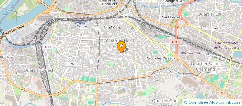 localisation de l'entreprise SCI PLAISIR AUTHENTIQUE  AVIGNON