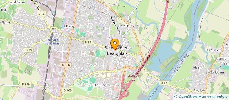 localisation de l'entreprise SCI PLAISIR BEAUJOLAIS  BELLEVILLE-EN-BEAUJOLAIS