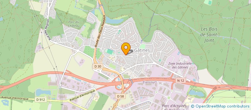 localisation de l'entreprise SCI PLAISIR CEZANNE 13  PLAISIR