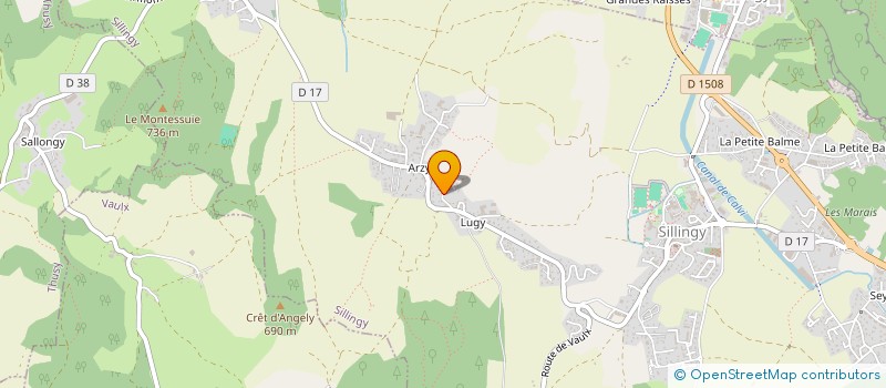 localisation de l'entreprise SCI PLAISIR DE NEIGE  SILLINGY