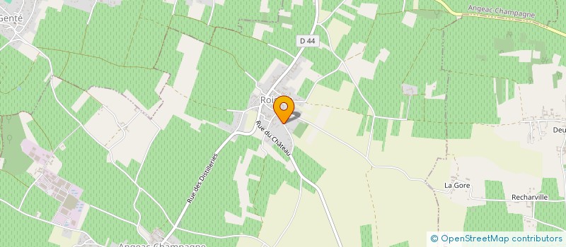 localisation de l'entreprise SCI PLAISIRS BLANC à ANGEAC-CHAMPAGNE