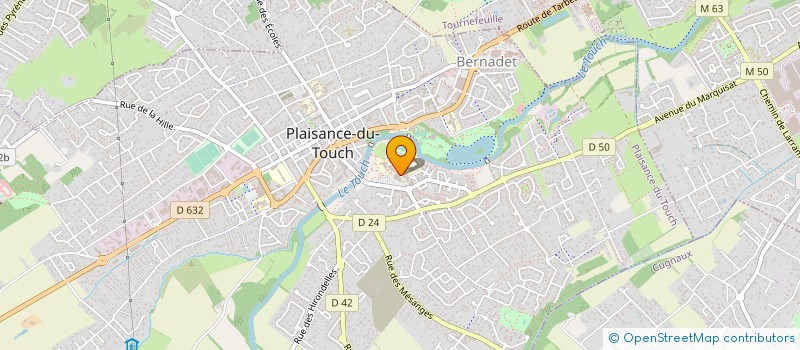 localisation de l'entreprise SCI PLAIVISAINTE  PLAISANCE-DU-TOUCH