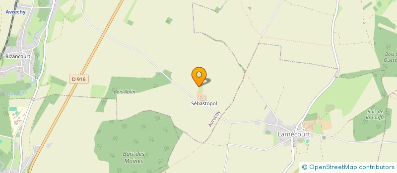 localisation de l'entreprise SCI PLAJ  LAMECOURT