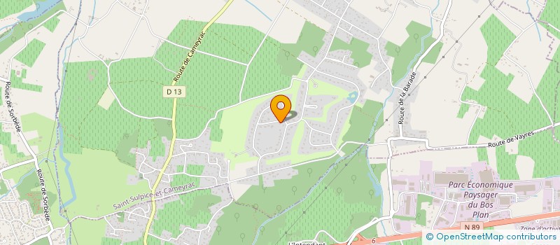 localisation de l'entreprise SCI PLAJ : BENOIT  SAINT-SULPICE-ET-CAMEYRAC