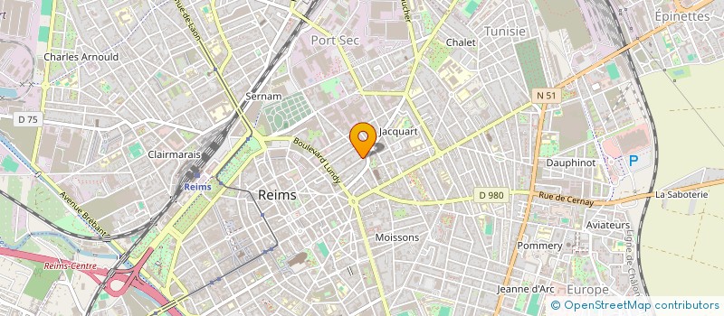 localisation de l'entreprise SCI PLAJOMA à REIMS