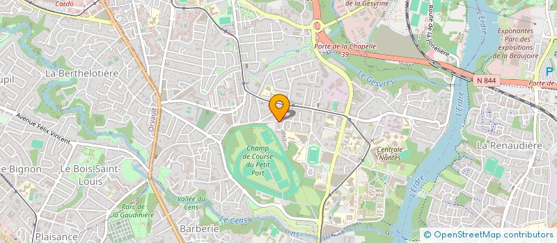 localisation de l'entreprise SCI PLALI  NANTES