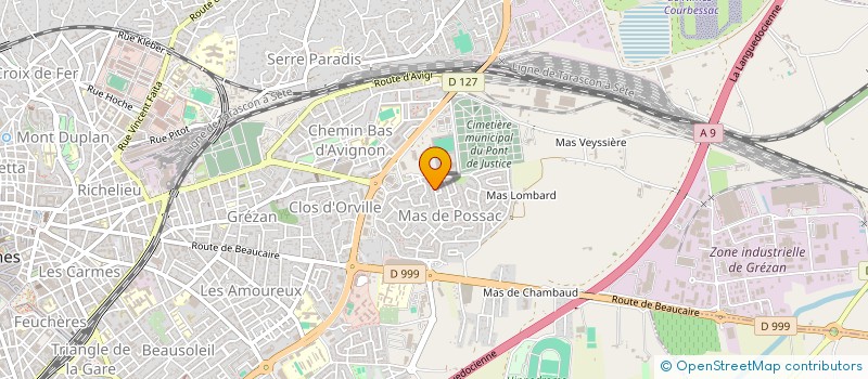 localisation de l'entreprise SCI PLAMB  NIMES