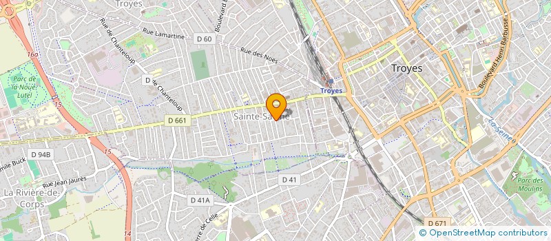 localisation de l'entreprise SCI PLAMMAJ  SAINTE-SAVINE