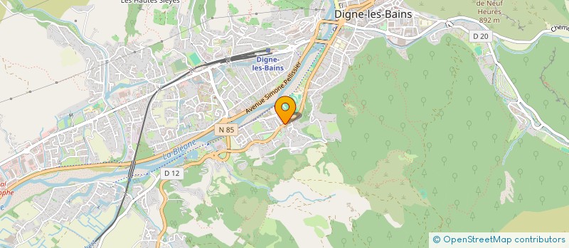 localisation de l'entreprise SCI PLAN C à DIGNE-LES-BAINS