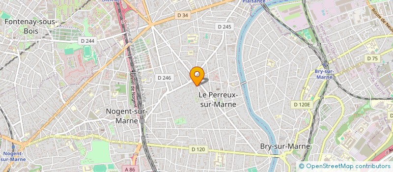 localisation de l'entreprise SCI PLAN CARRE  LE PERREUX-SUR-MARNE