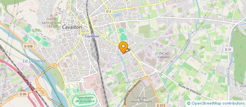 localisation de l'entreprise SCI PLAN DU ROULET  CAVAILLON