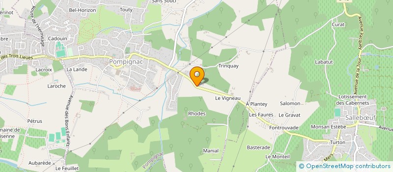 localisation de l'entreprise SCI PLANA  POMPIGNAC