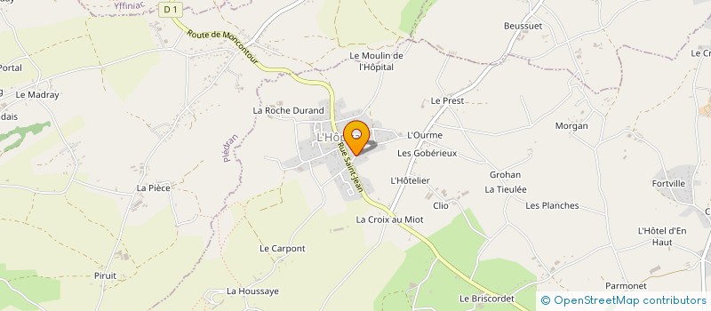localisation de l'entreprise SCI PLANCHENAULT à YFFINIAC