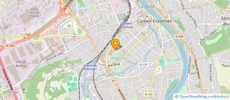 localisation de l'entreprise SCI PLANCHETTE à CORBEIL-ESSONNES