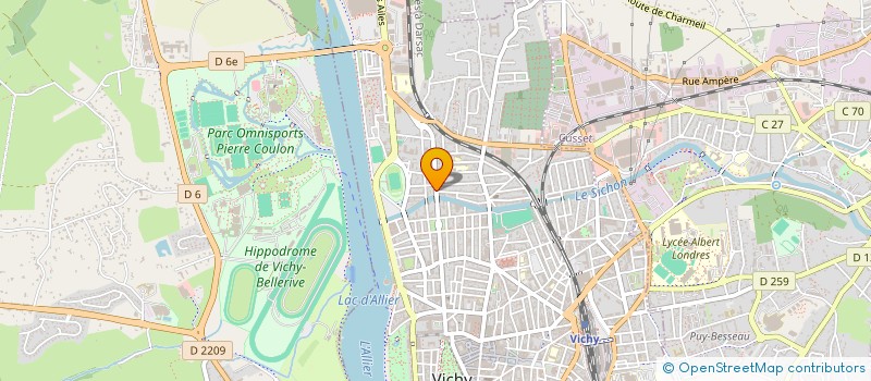 localisation de l'entreprise SCI PLANCOFRANCE à VICHY