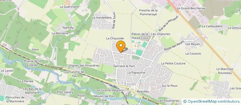 localisation de l'entreprise SCI PLANET  ESVRES