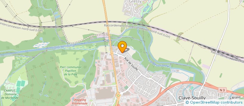 localisation de l'entreprise SCI PLANET JV  CLAYE-SOUILLY