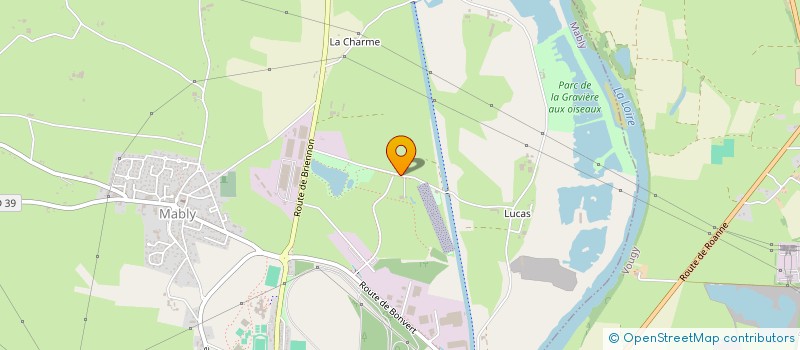 localisation de l'entreprise SCI PLANET ULM  MABLY