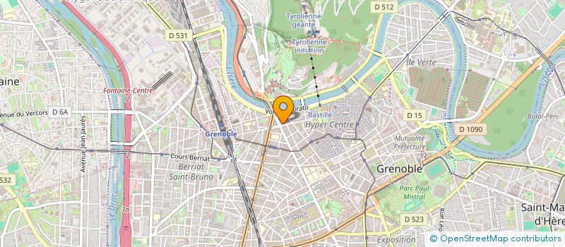 localisation de l'entreprise SCI PLANITRON à GRENOBLE