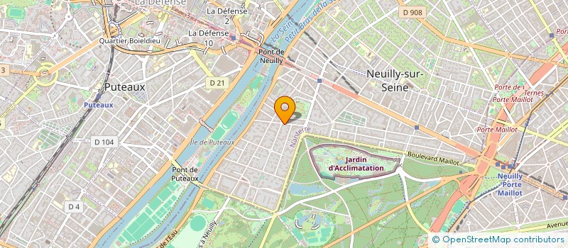 localisation de l'entreprise SCI PLANTAGENET à NEUILLY-SUR-SEINE