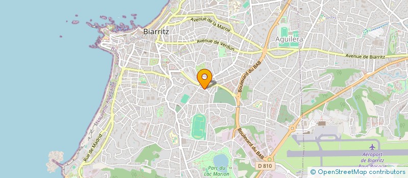 localisation de l'entreprise SCI PLANTECOUDES à BIARRITZ