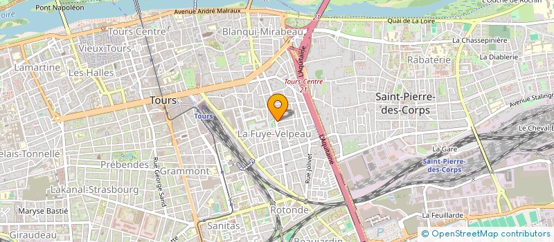 localisation de l'entreprise SCI PLANTET D.S.Y.  TOURS