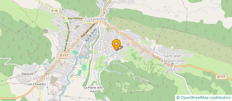localisation de l'entreprise SCI PLANTIE IMMOBILIER à LAVELANET