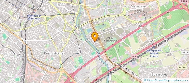 localisation de l'entreprise SCI PLANTIER à MONTPELLIER